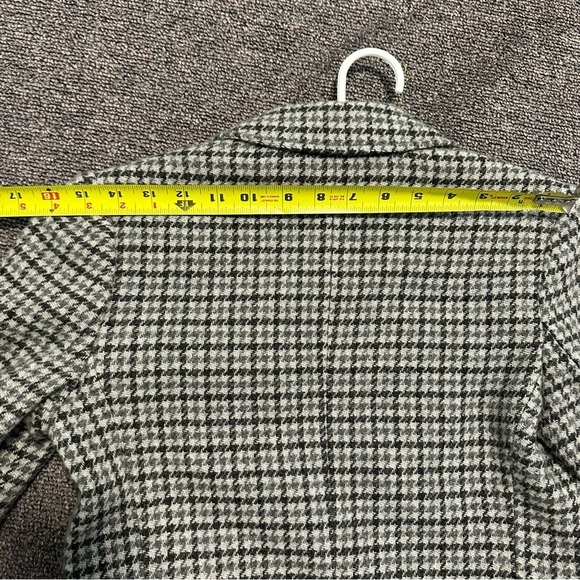 Aritzia Wilfred Wool blend houndstooth Darmon blazer jacket size 2 - Picture 7 of 14